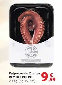 Alcampo REY DEL PULPO Pulpo cocido 2 patas oferta