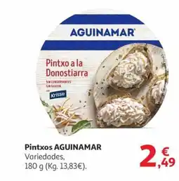 Alcampo AGUINAMAR Pintxos oferta