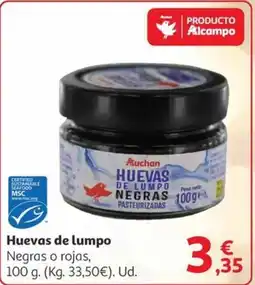 Alcampo AUCHAN Huevas de lumpo oferta
