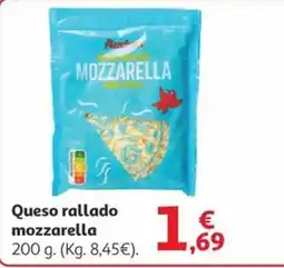 Alcampo AUCHAN Queso rallado mozzarella oferta