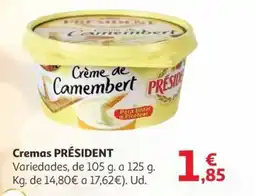 Alcampo PRÉSIDENT Cremas oferta