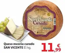 Alcampo SAN VICENTE Queso mezcla curado oferta