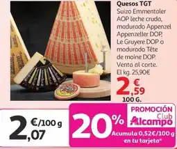 Alcampo Quesos TGR oferta
