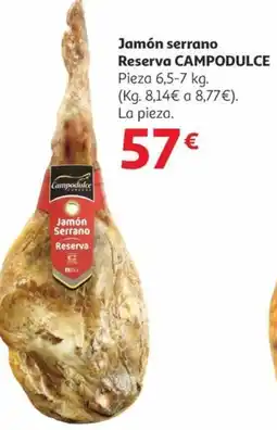 Alcampo CAMPODULCE Jamón serrano Reserva oferta