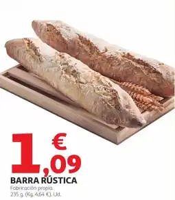 Alcampo Barra rustica oferta