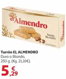 Alcampo EL ALMENDRO Turrón oferta