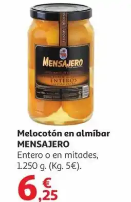 Alcampo MENSAJERO Melocotón en almíbar oferta