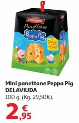 Alcampo DELAVIUDA Mini panettone Peppa Pig oferta