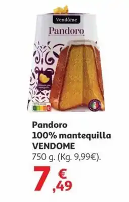 Alcampo VENDOME Pandoro 100% mantequilla oferta