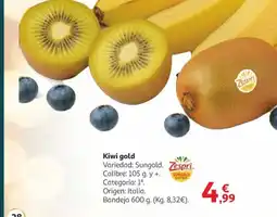 Alcampo ZESPRI Kiwi gold oferta