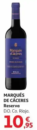 Alcampo MARQUÉS DE CÁCERES Reserva oferta