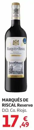 Alcampo MARQUÉS DE RISCAL Reserva oferta