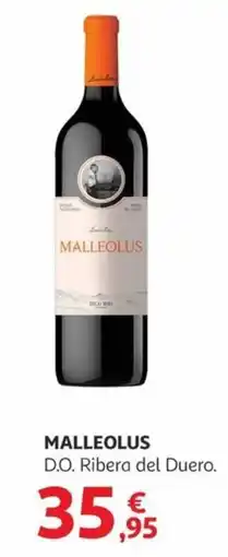 Alcampo MALLEOLUS D.O. Ribera del Duero. oferta