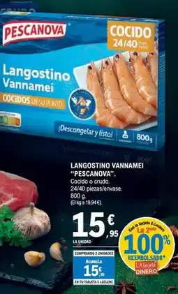 E.Leclerc Pescanova - langostino vannamei oferta