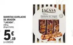E.Leclerc La casa - barritas guirlache de aragon oferta