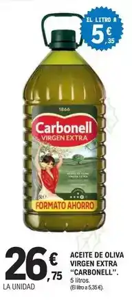 E.Leclerc Carbonell - aceite de oliva virgen extra oferta
