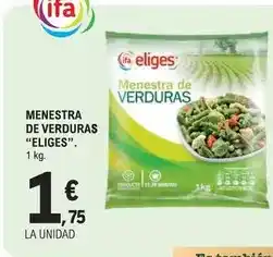 E.Leclerc Ifa eliges - menestra de verduras oferta