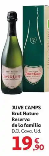 Alcampo JUVE CAMPS Brut Nature Reserva de la familia D.O. Cava oferta