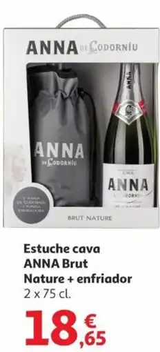 Alcampo ANNA Estuche cava Brut Nature + enfriador oferta