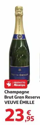 Alcampo VEUVE ÉMILLE Champagne Brut Gran Reserva oferta