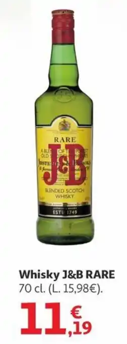 Alcampo J&B RARE Whisky oferta