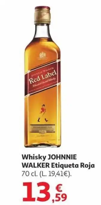 Alcampo JOHNNIE WALKER Whisky Etiqueta Roja oferta