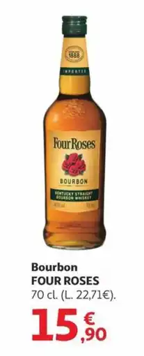 Alcampo FOUR ROSES Bourbon ). oferta