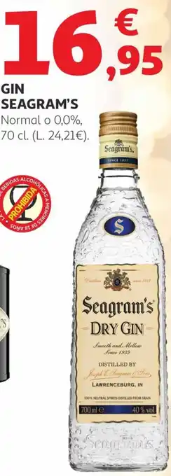 Alcampo SEAGRAM'S Gin oferta