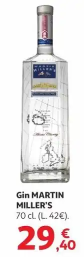 Alcampo MARTIN MILLER'S Gin oferta