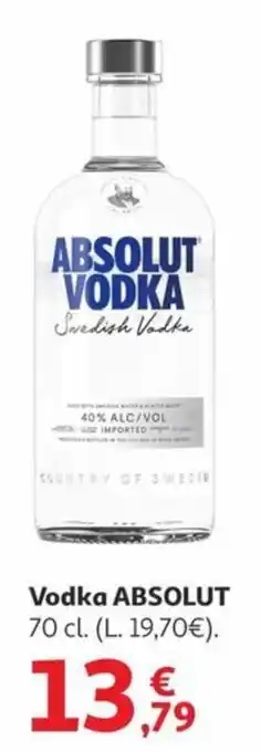 Alcampo ABSOLUT Vodka oferta