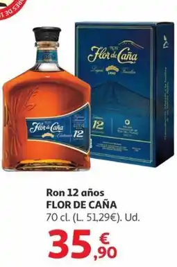 Alcampo FLOR DE CAÑA Ron 12 años oferta