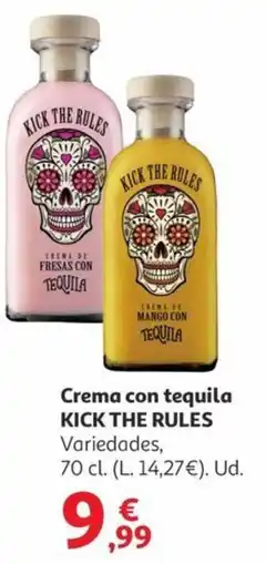 Alcampo KICK THE RULES Crema con tequila oferta