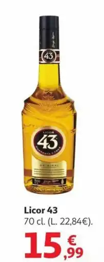Alcampo LICOR 43 oferta
