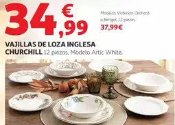 Alcampo Vajillas de loza inglesa churchill oferta