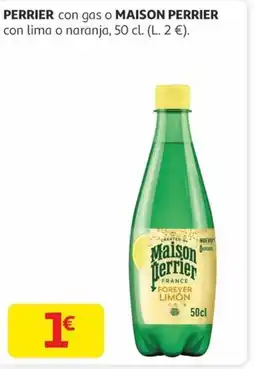 Alcampo MAISON PERRIER Perrier con gas o con lima o naranja oferta