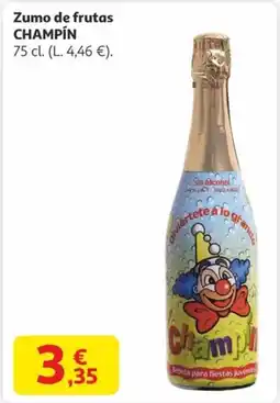 Alcampo CHAMPÍN Zumo de frutas oferta