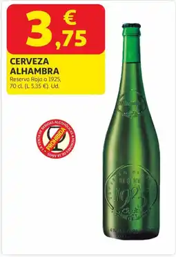 Alcampo ALHAMBRA Cerveza oferta