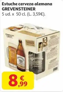 Alcampo GREVENSTEINER Estuche cerveza alemana oferta