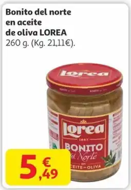 Alcampo LOREA Bonito del norte en aceite de oliva oferta