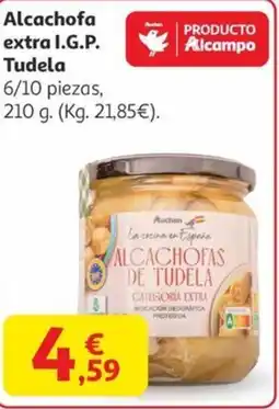 Alcampo AUCHAN Alcachofa extra I.G.P. Tudela oferta