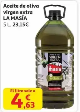 Alcampo LA MASÍA Aceite de oliva virgen extra oferta
