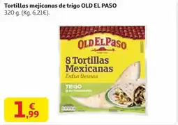 Alcampo OLD EL PASO Tortillas mejicanas de trigo oferta