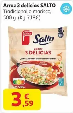 Alcampo SALTO Arroz 3 delicias oferta