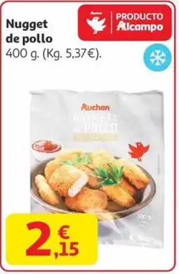 Alcampo AUCHAN Nugget de pollo oferta