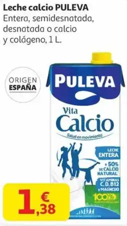 Alcampo PULEVA Leche calcio Entera oferta