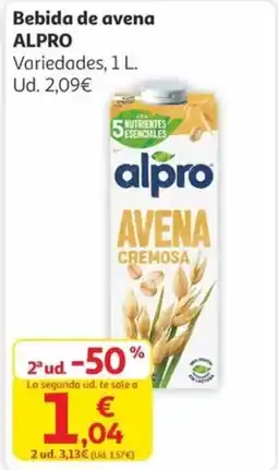 Alcampo ALPRO Bebida de avena oferta