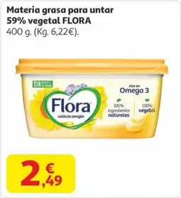 Alcampo FLORA Materia grasa para untar 59% vegetal oferta