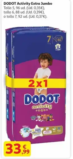 Alcampo DODOT Activity Extra Jumbo oferta