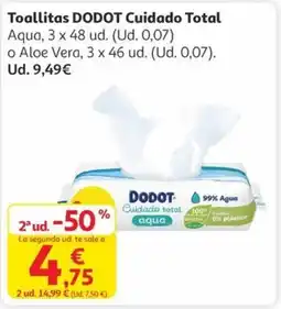 Alcampo DODOT Toallitas Cuidado Total oferta
