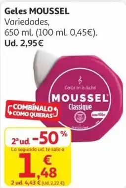 Alcampo MOUSSEL Geles oferta